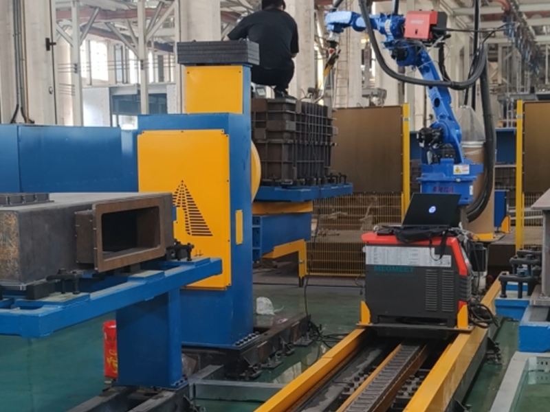 礦用機(jī)械弧焊機(jī)器人變位機(jī)工作站